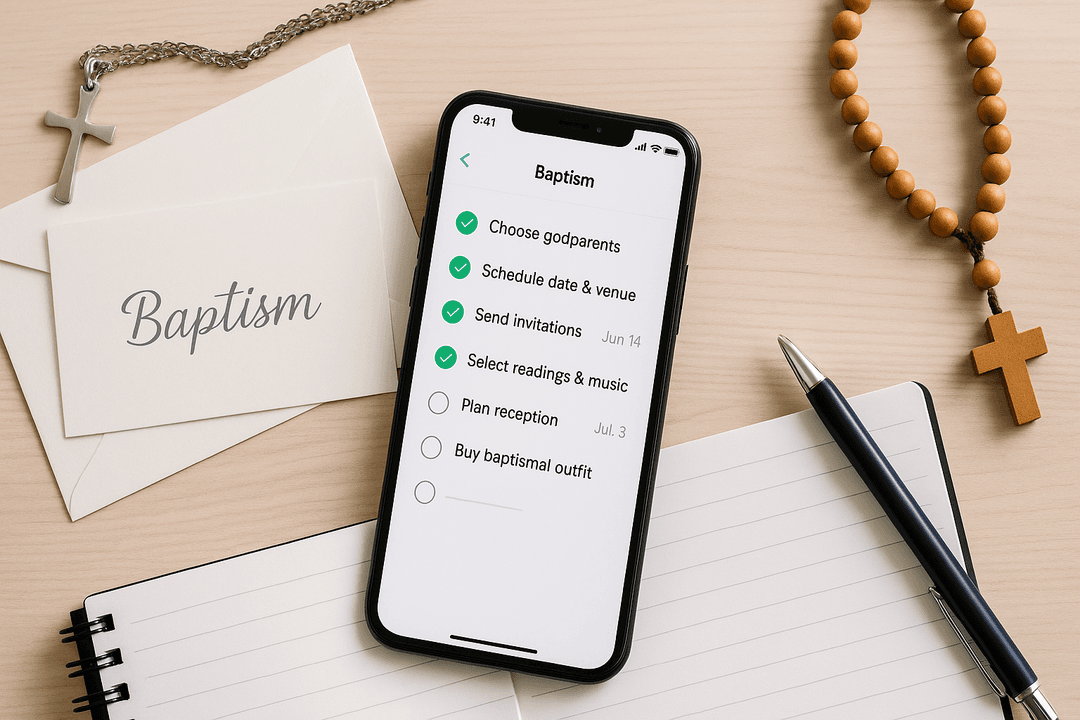 Why You Need an App to Organize Your Child’s Baptism