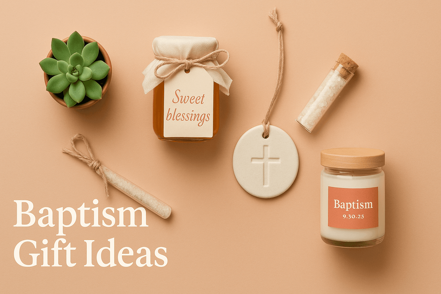 Idées de cadeaux invités pour un baptême (au-delà des dragées)