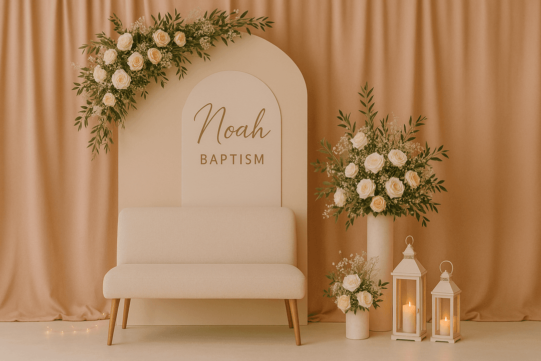 Photo Corner Ideas for Baptism: Make Memories Shine