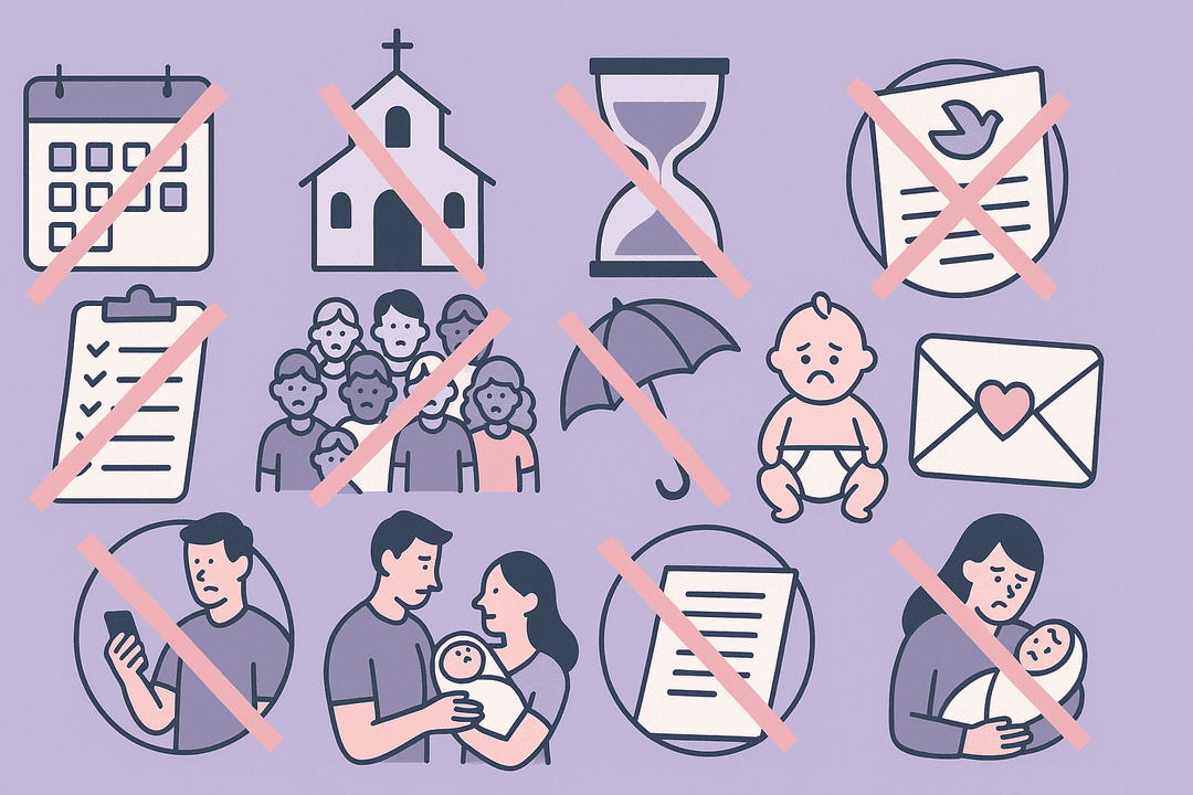 10 Mistakes to Avoid When Planning a Baptism