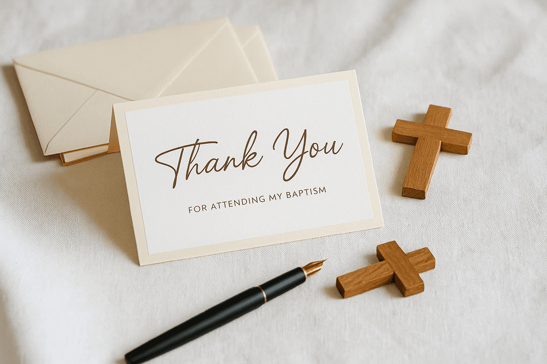 How to Thank Guests After a Baptism (With Message Ideas)