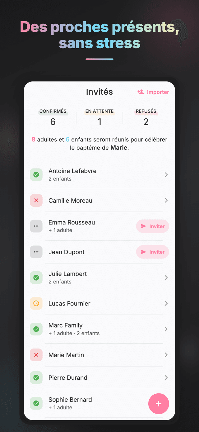 BaptiDay app screenshot 5
